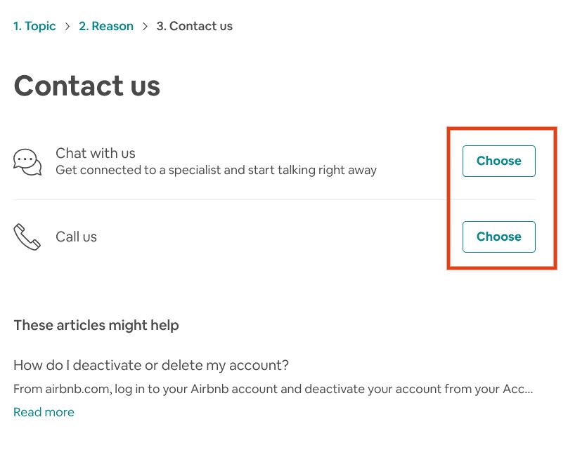 how to delete Airbnb account