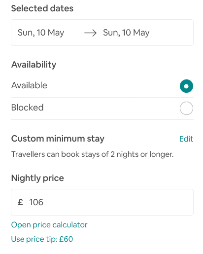 Use Price Suggestion for Airbnb SEO