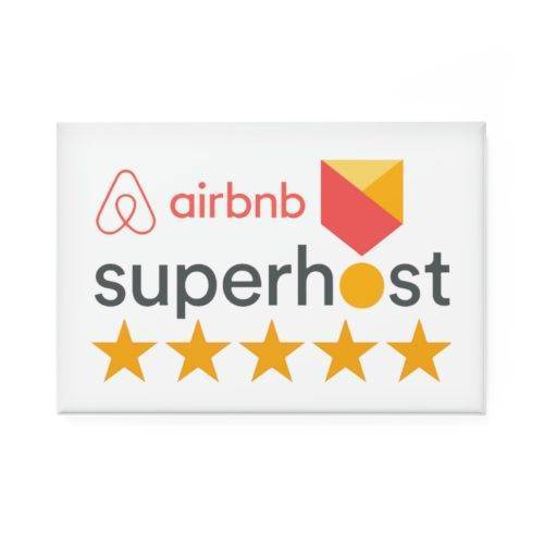 I’m an Airbnb Superhost Button Magnet, Rectangle (1 & 10 pcs)
