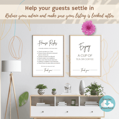 Airbnb printable sign