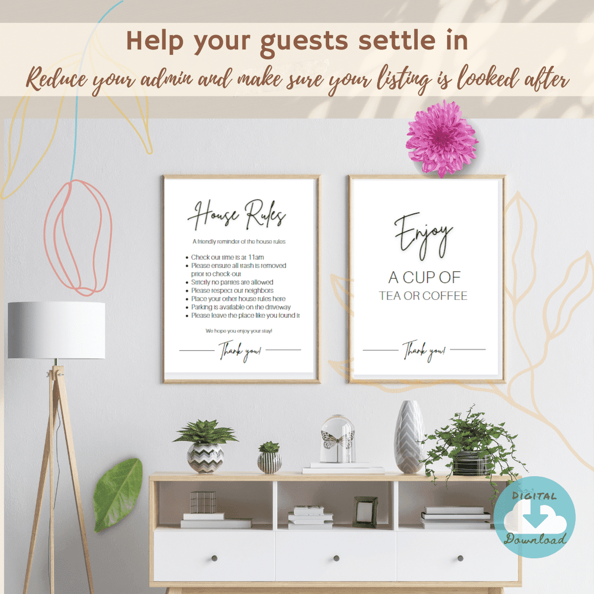 Airbnb Posters 15 Different Templates Bundle