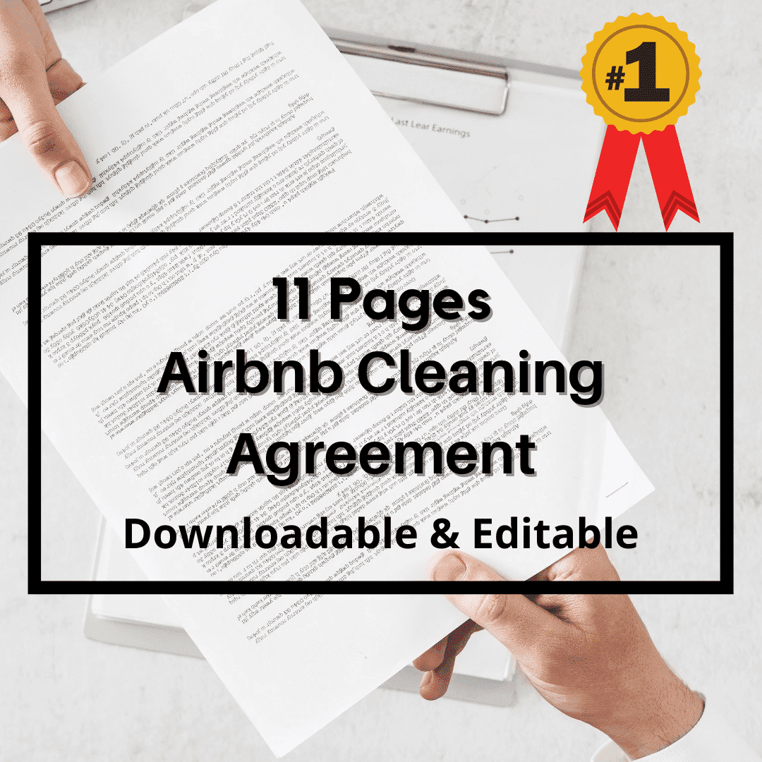 Airbnb Cleaning Agreement downloadable template