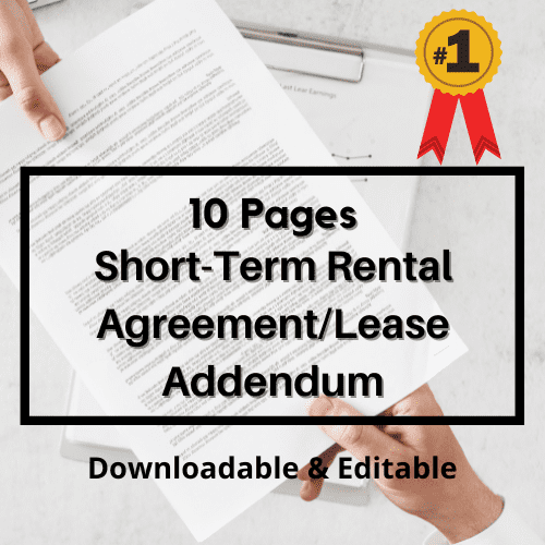 Property Management Contract Template Short Term Reservations Holiday Home Rental Lease Co-Host Agreement Sample Editable Airbnb VRBO